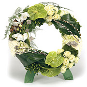 Wreath On Stand