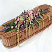 Coffin Spray- Pink &amp; Blue